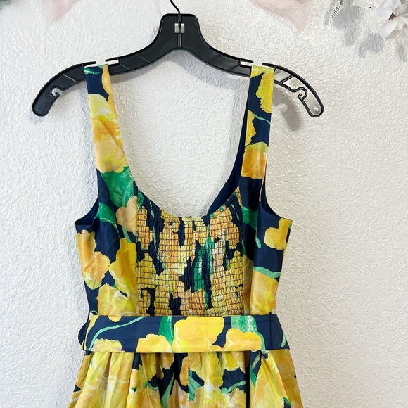 🎀NWT Anthropologie Hutch Alice Belted Floral-Print Midi Dress - Picture 9 of 11